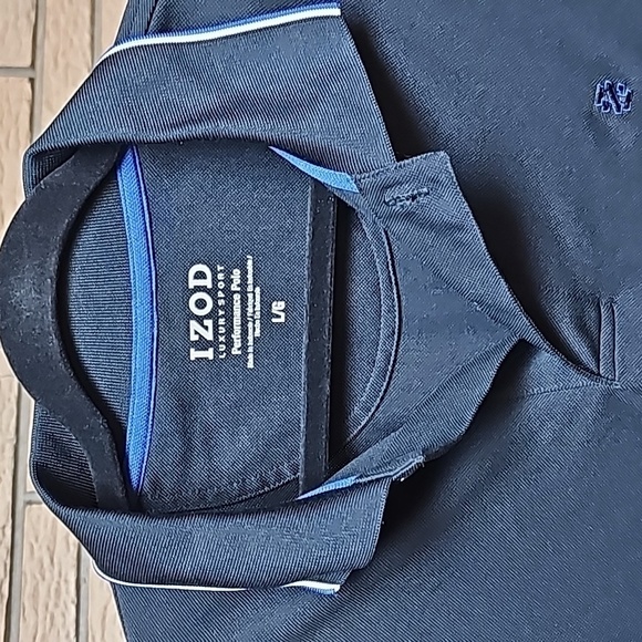 Izod Luxury Sport Performance Polo Sz Large - Picture 2 of 8